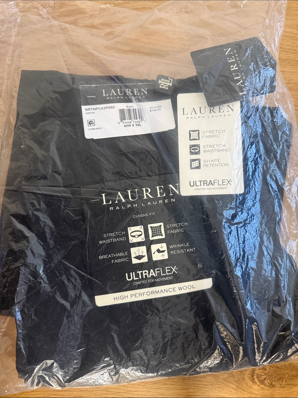 Lauren Ralph Lauren Black Ultralflex Boxer Briefs